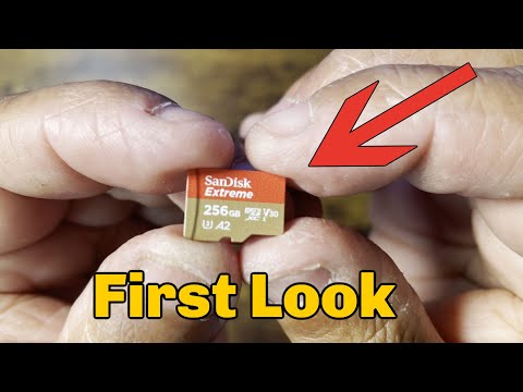 First look SanDisk 256GB Extreme micro SD Card