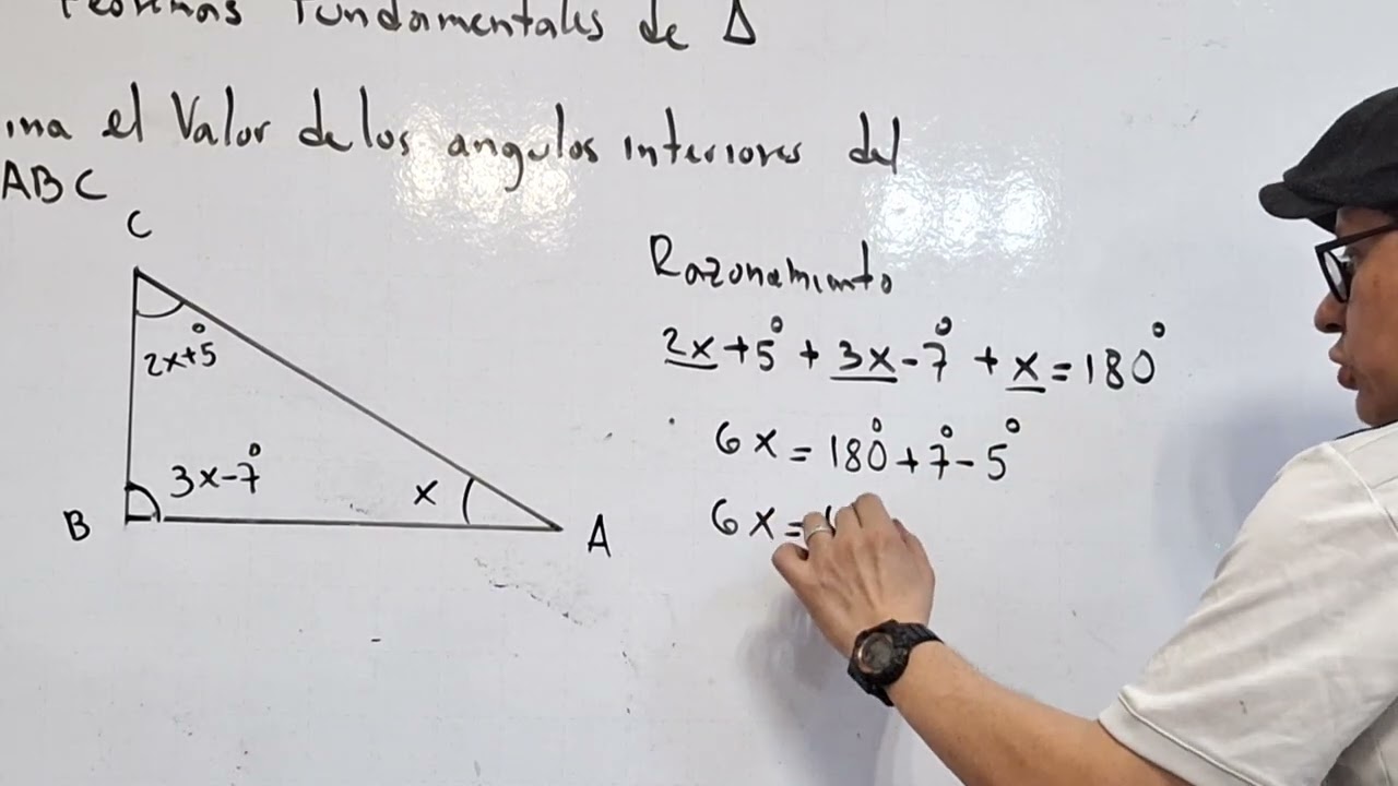 Geometria : teoremas fundamentales de triangulos | parte 1