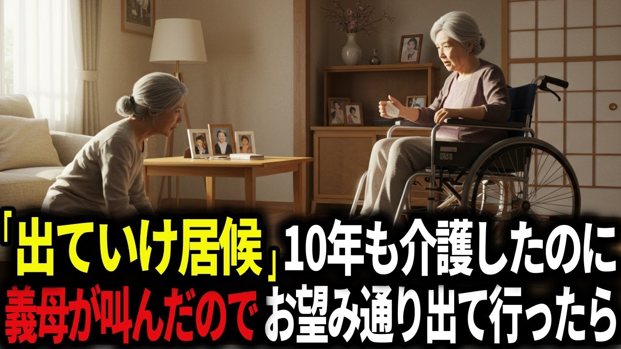 3000万かけて10年介護した義母に「居候」と呼ばれたで、大逆襲をしました。