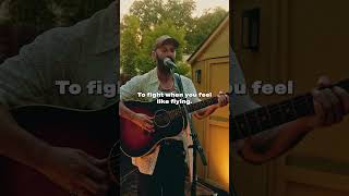 Sam Nelson performs “Unsteady” in a backyard.