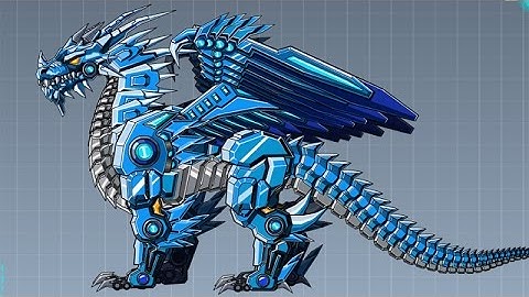 Robot Ice Dragon Game - Kids Robot Dinosaur Games