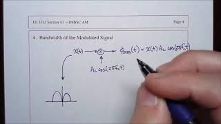 ECE 3323 Class Notes 4 1 Double Sideband Suppressed Carrier AM Part 3