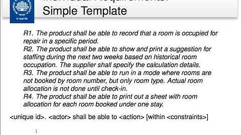 Requirements Engineering
