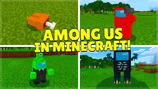 How to get Among US in Minecraft PE MOD screenshot 2