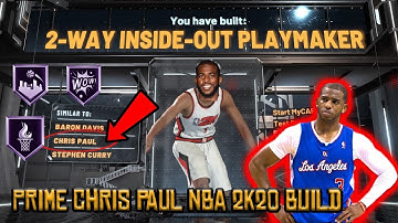 NBA 2K20 | How to create PRIME CHRIS PAUL Build