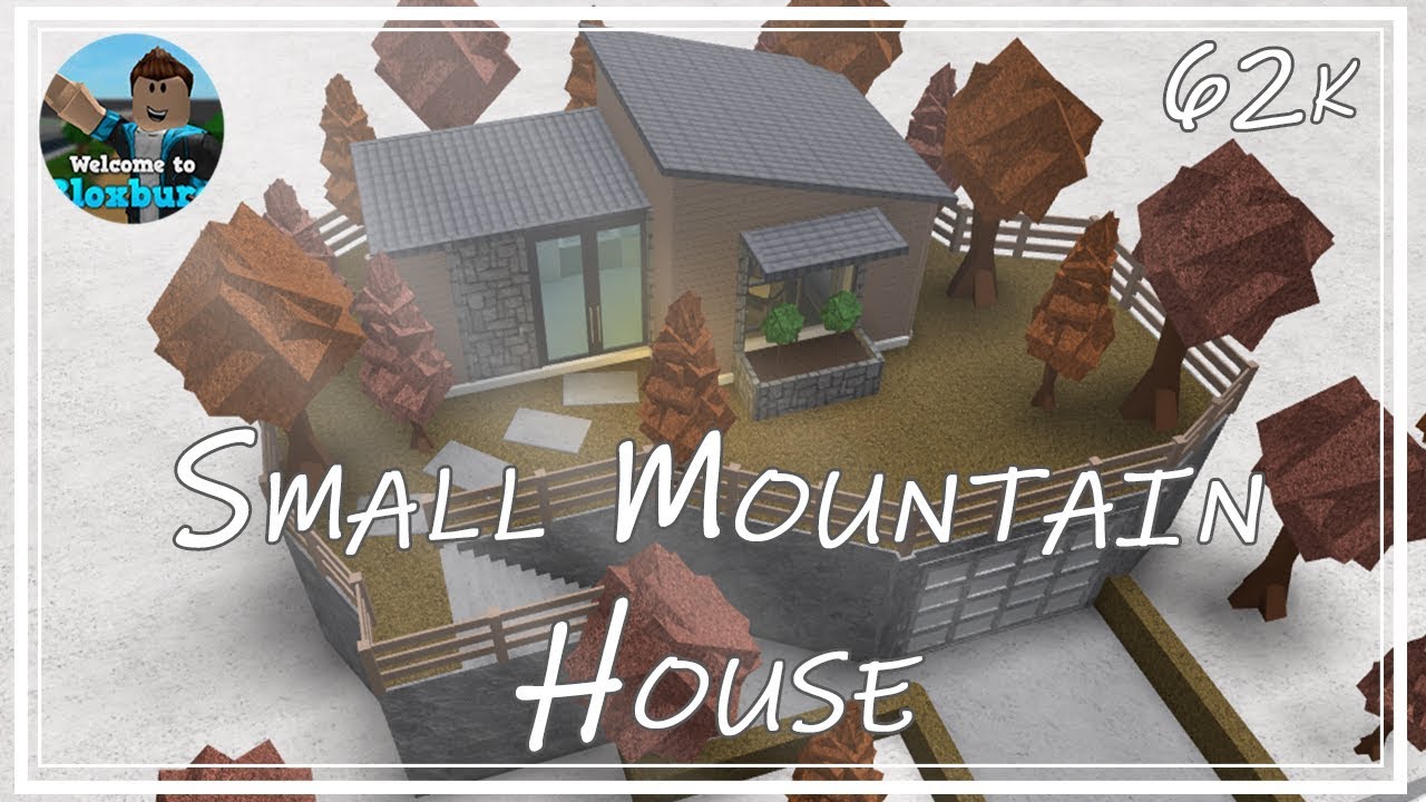 Roblox Small Mountain House Bloxburg Speedbuild Youtube - roblox bloxburg modern mountain house