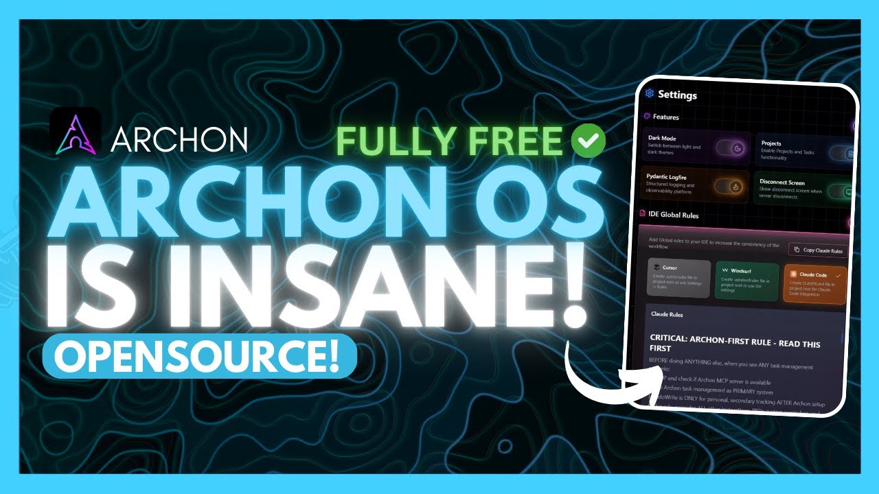 Archon OS: First-Ever AI Operating System for AI Coding! (Opensource ...