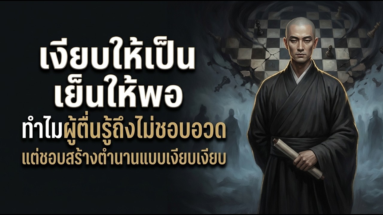 เงียบให้เป็น เย็นให้พอ ทำไมผู้ตื่นรู้ถึงไม่ชอบ 'อวด' แต่ชอบสร้างตำนานแบบเงียบๆ