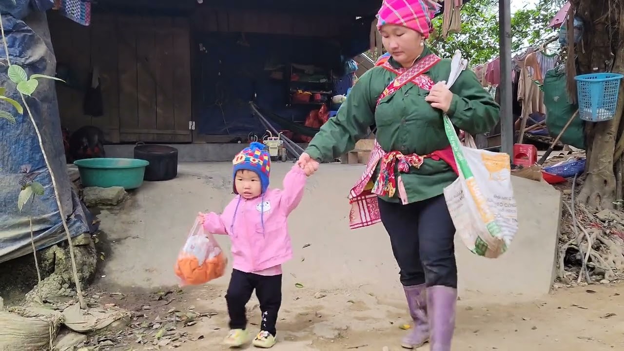 Vàng seo thành life] Today, my parents went to dig ginger to plant seeds #17