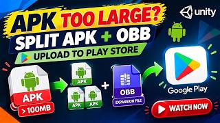 You need to reduce your APK file size to 100MB or use APK Expansion Files. Unity – Urdu|Hindi