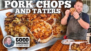 Homestyle Fried Pork Chops and Taters | Blackstone Griddle