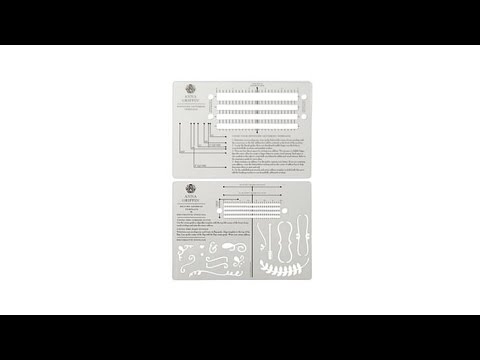 Anna Griffin 2piece Envelope Lettering Templates - Anna Griffin 2piece Envelope Lettering Templates