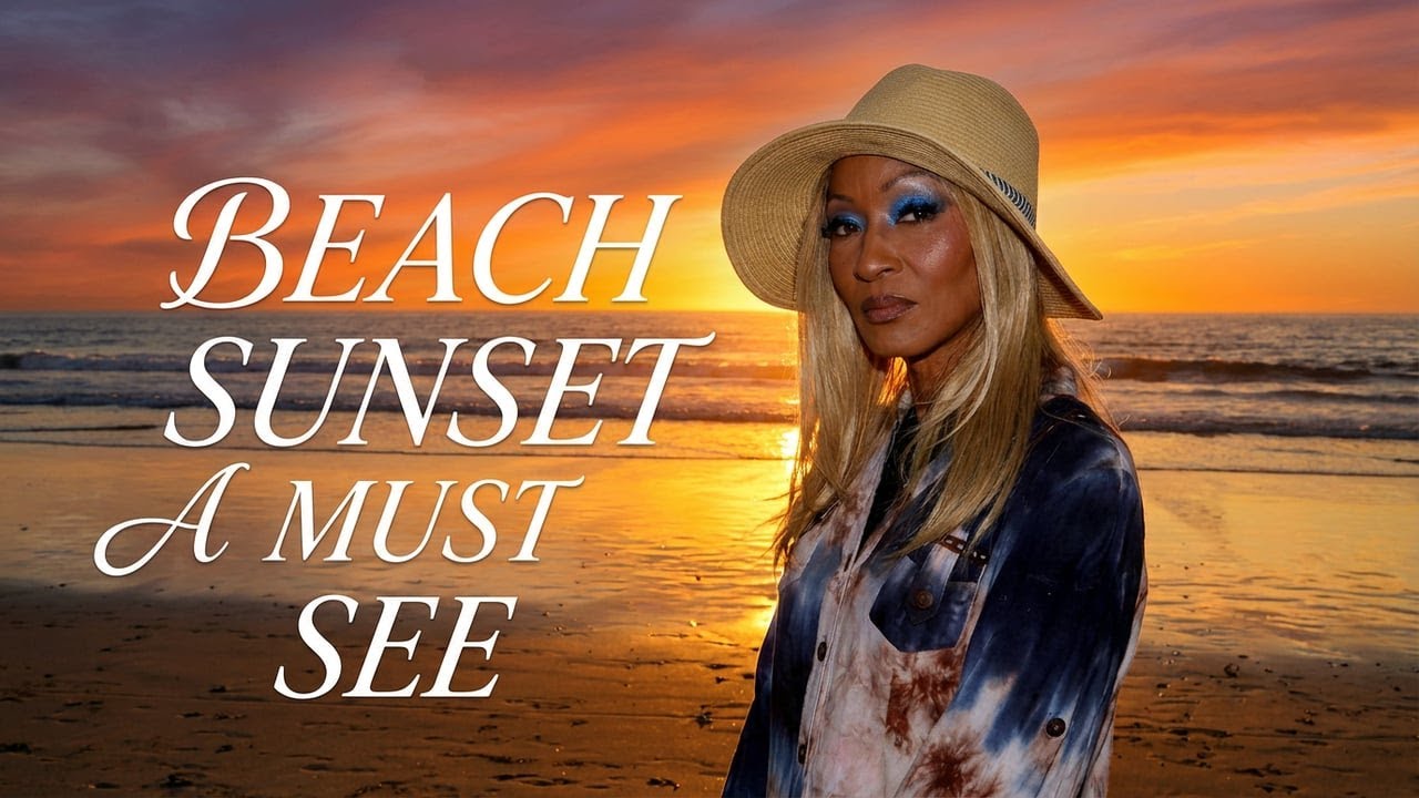 Serene Beach Sunset with Ocean Waves | Time for Prayer and Gratitude