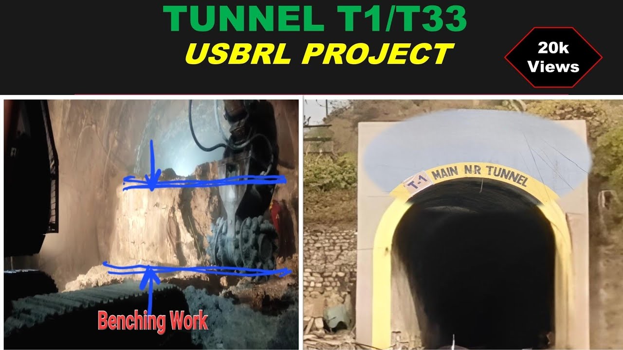 T1 Tunnel Update l USBRL PROJECTCivilEnggKnowledgePlatform YouTube