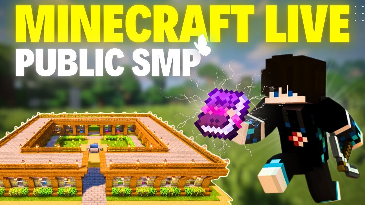 MINECRAFT LIVE | PUBLIC SMP LIVE | JAVA + BEDROCK SMP JOIN NOW 🔴 # ...