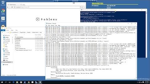 Tableau Server | Trouble Shooting Server Won