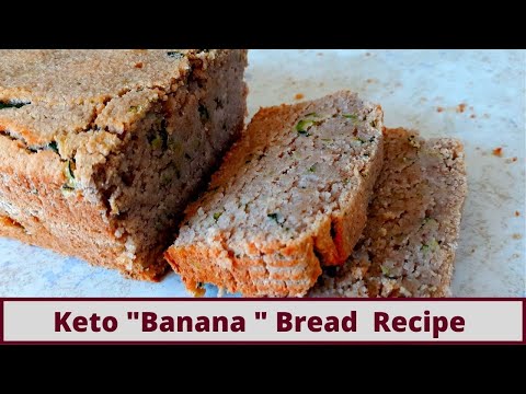 The Most Delicious Keto Spiced "Banana" Bread Recipe : (Nut Free And Gluten Free)