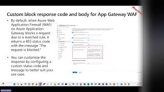 Azure App Gateway Updates