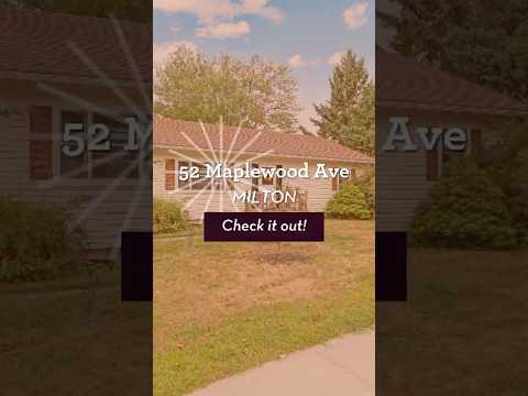 52 Maplewood Avenue, Milton, VT home video tour