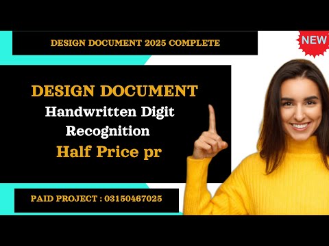 Handwritten Digit Recognition | How to Make Design Document | #cs619designdocument