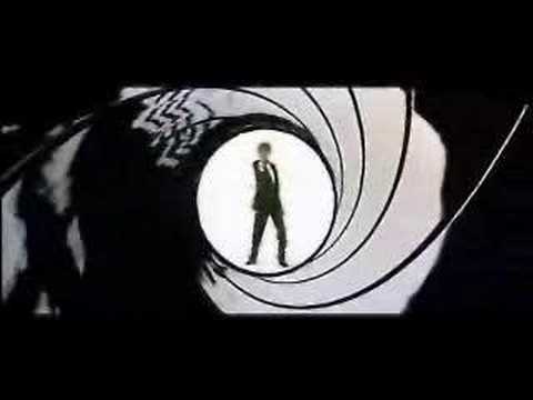 Pierce Brosnan's James Bond gunbarrel with the theme from the tv series Barnaby Jones.