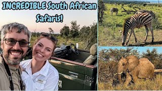 We did THREE INCREDIBLE SAFARIS in South Africa's Kruger National Park and Sabie Game Reserve!!