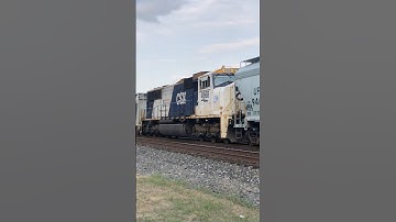 DPU I See You!  CSX & Norfolk Southern Railroad, Train With DPU, JawTooth shorts