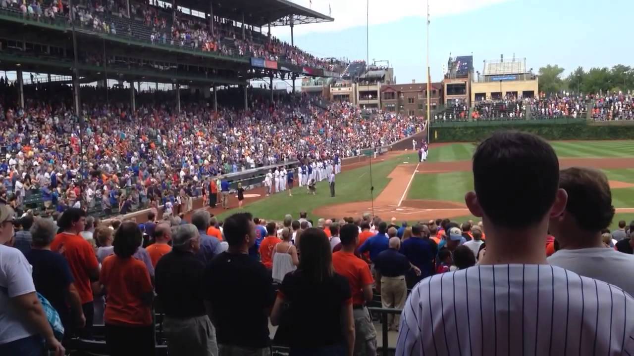 Orioles Fans Cry "O" During Anthem at Wrigley Field YouTube