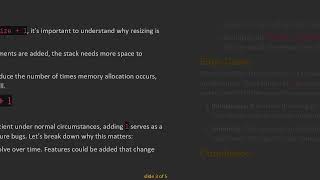 Why did Joshua Bloch use 2*size +  1 for Resizing the Stack in Effective Java?