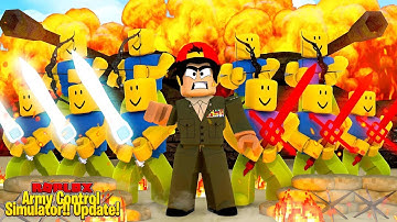 ROBLOX - ARMY CONTROL SIMULATOR, *NEW* ARCHER ARMY UPDATE!!