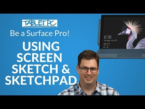 Using Screen Sketch And Sketchpad Youtube