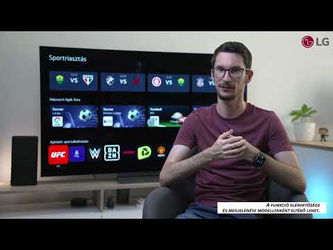 LG smart TV tulajdonságok - #6 Sportriasztás, Sport alert mode