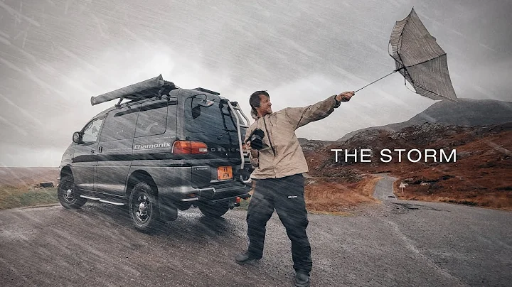 Waking Up in a Storm & Trying to Shoot In It | Photography Roadtrip Scotland