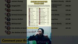 Top 25 Richest People in the World 2025 🌍💰 | Net Worth Ranking