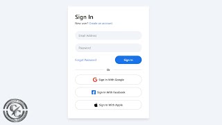 Responsive Login Form using HTML and CSS only | Creative JS Coder