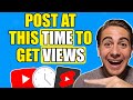 The best time to post on youtube to get more views in 2024 not what you think