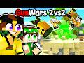 GUNWARS 2vs2 con LE NUKE - MARCY e NICO vs BADDI e ZEYXON MINECRAFT ITA
