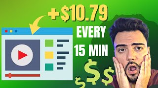 Earn $10.79 Every 15 minutes WATCHING videos (Make Money Online 2025)