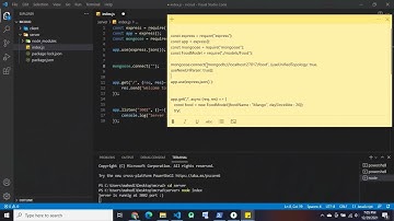 How to create node, express server and insert data to mongodb