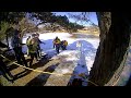 Patrol Officer & Good Samaritan Rescue A Man Who Fell Into An Icy Pond To Save His Dog