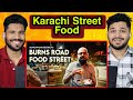 Indians reaction on burns road food street  junaid akram