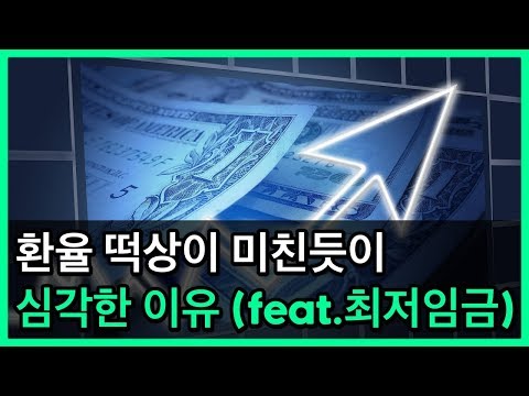 환율 떡상이 미친듯이 심각한 이유 (feat.최저임금)