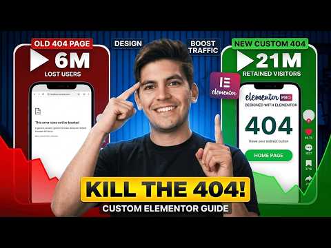 🚀 How to Design a Custom 404 Error Page in Elementor Pro