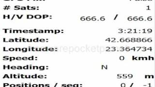 trackr! Windows Mobile GPS tracking application Preview screenshot 2