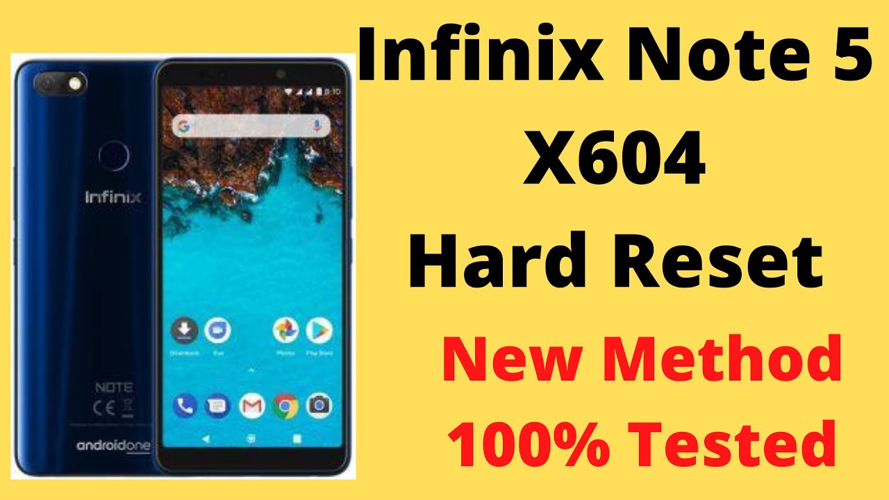 2020 Infinix Note 5 X604 Hard reset - YouTube