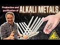 Everything you ever wanted to know about the production and purification of alkali metals