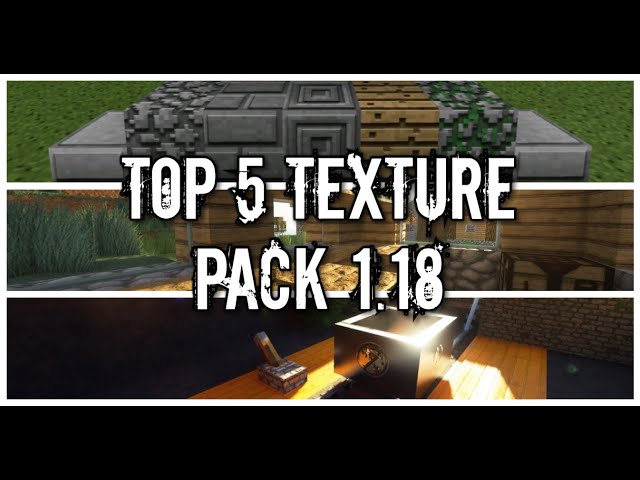 👉TOP 5 PACK DE TEXTURAS REALISTAS PARA MINECRAFT 1.18.1✓👈 