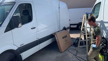 Mercedes Sprinter window installation (30 min per window)