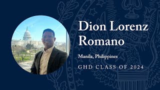 Dion Romano (GHD’24) Gains Hands-On Experience With Development Through GHD