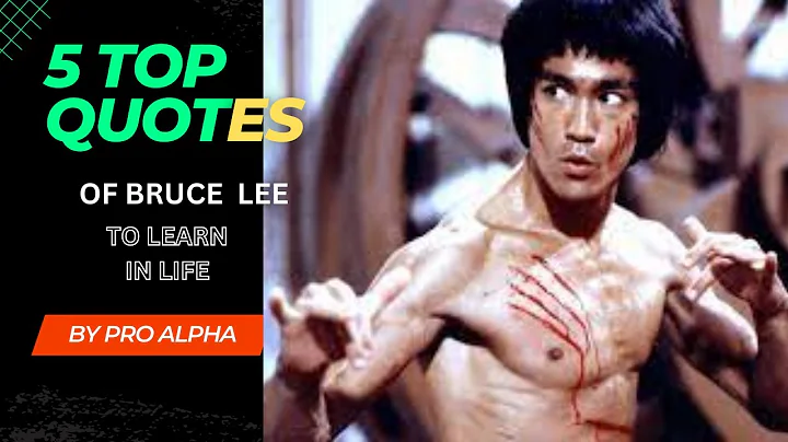 TOP 5 Quotes of Bruce Lee To Learn For Success In Life| Motivational!!!
